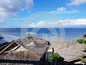 View from Panagsama beach, Moalboal