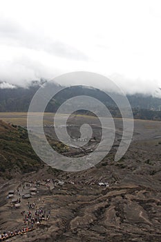 The view from Pananjakan crater, Mount Bromo