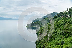 View from Panapatan - Lake Toba photo