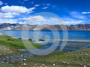 View of pangong lake