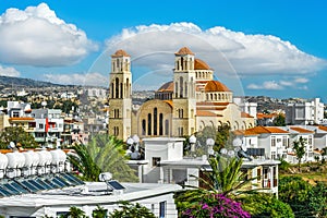 View on Paphos city