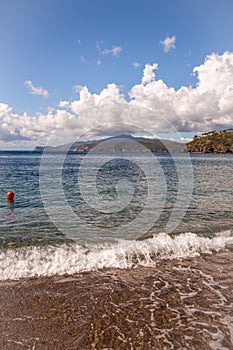 Spiaggia più vicino sul,, 