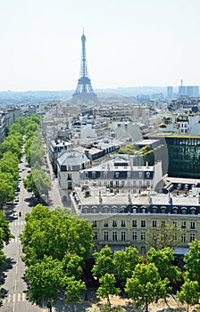 View of Paris from above