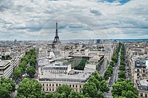 View of Paris from the Arc de Triumph