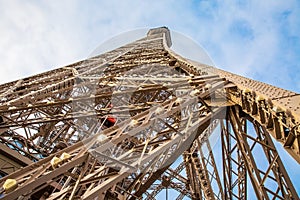 View of Paris city from Eiffel Tower