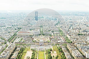 View of Paris from the Eiffel Tower
