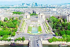 View of Paris from the Eiffel Tower