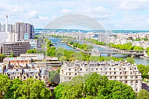 View of Paris from the Eiffel Tower
