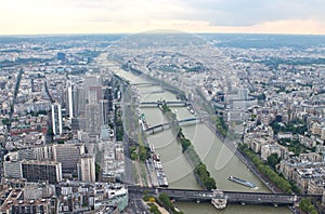 View on Paris and Sena photo