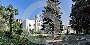 view from the park of the Dulber Palace in Koreiz Big Yalta