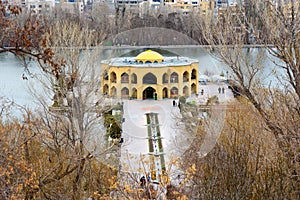 View of Park El Golu in Tabriz. East Azerbaijan province. Iran