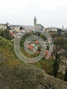 View from the park next to St. Barbara& x27;s Church, KutnÃƒÂ¡ Hora, Czech Republic