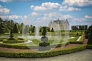 View on the park of Sceaux in France