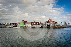 View of Parkers Lighthouse in Long Beach