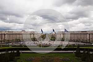 View from Parliament, Bucharest