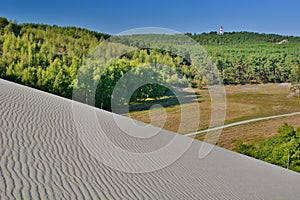 View from the Parnidis dune over Nida forest. Nida. Lithuania