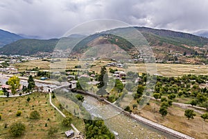 View of Paro city from Rinpung Dzong temple