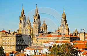 View from Parque da Alameda - Santiago de Compostela photo