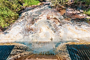 View of Parque dos Saltos waterfall. Brotas City photo