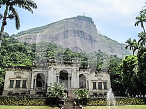 View of Parque Lage in the city of Rio de Janeiro, Brazil photo