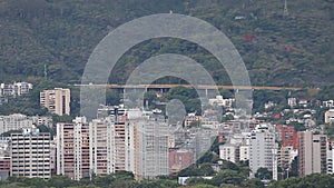 View of part of Boyaca? Avenue, better known as Cota Mil, located in Caracas, Venezuela.