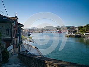 View at Passau Donibane in northern Spain