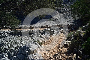 View of path to Cala Goloritze