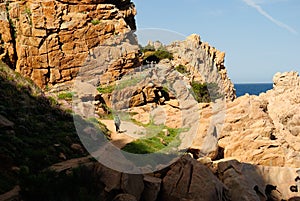 View of the path to li Cossi