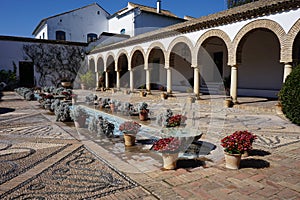 View of Patio de columnas, Palacio Viana, Cordoba, Spain