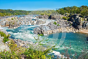 Waterfalls of the potomac river