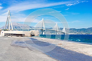 View of Patras and Rio Antirrio bridge