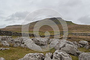 A view of the peak of Pen-y-ghent