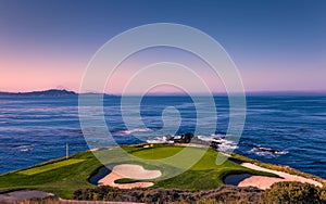 Pebble Beach golf course, Monterey, California, USA photo