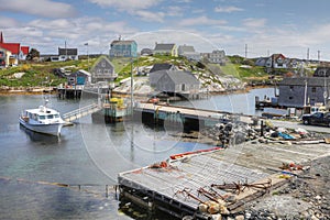 View of Peggy`s Cove, Nova Scotia, Canada