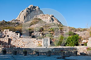 View of Pena de Bernal photo