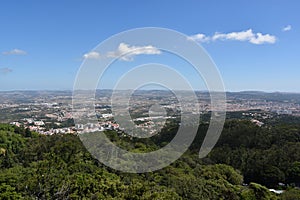 View from Pena Palace in Sintra, Portugal