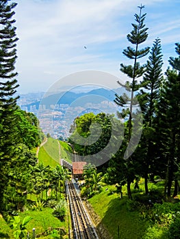 Penang Hill Cable Car Bukit Bendera in Penang, Malaysia photo