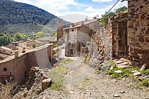 A view of Penarroyas village - Montalban photo