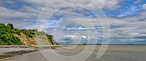 View of Penarth Head from the pier.