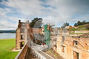 View of penitentiary interior in port arthur