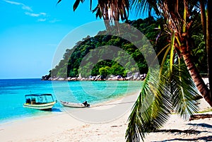 View of Perhentian Island beach