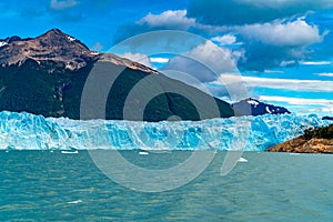 View of the Perito Moreno Glacier on Argentina Lake