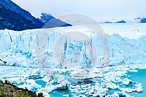 View of Perito Moreno Glacier at Argentino lake