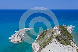 View of Peroulades on Corfu photo