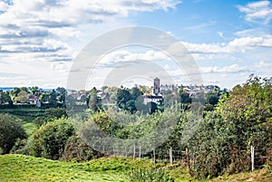 View of Petworth town West Sussex UK
