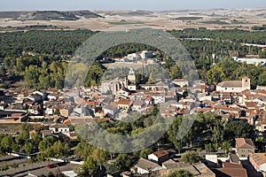 View of PeÃ±afiel from Its Castle 1