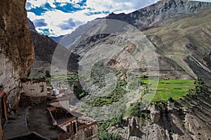View from Phuktal monastery