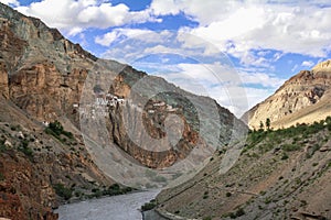 View of Phuktal monastery