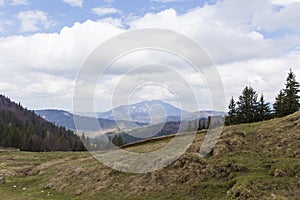 Piatra Craiului mountain from Carpati mountains photo