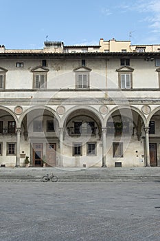 View at piazza Santissima Annunziata in Florence